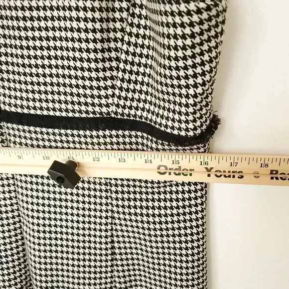 KARL LAGERFELD X ITALIA INDEPENDENT Dress Size 12 Houndstooth Print Knee-Length - Picture 11 of 12